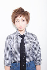 大人可愛い20代30代40代無造作ショート丸みベリーショート◎|Hair Make TOP SHAPE