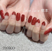 キラキラハートネイル|Lucia