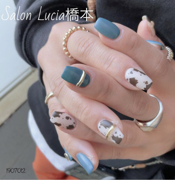 アニマル柄ネイル|Lucia