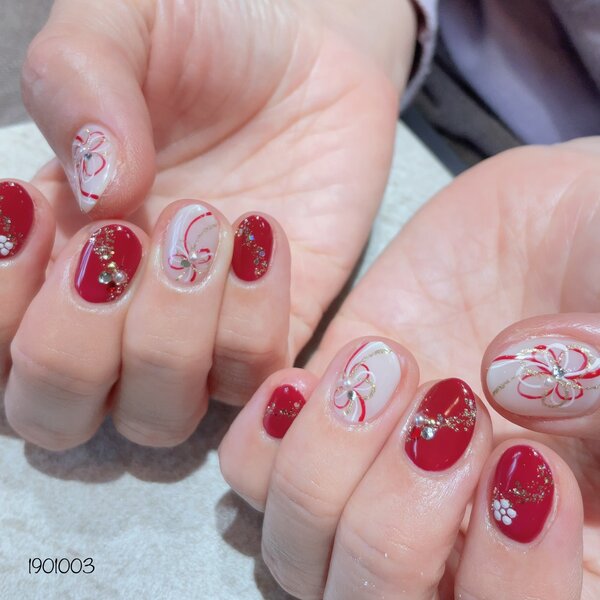 水引和柄ネイル|Lucia