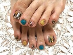 フットジェル（デザインアート・レオパード）|デターントゥ