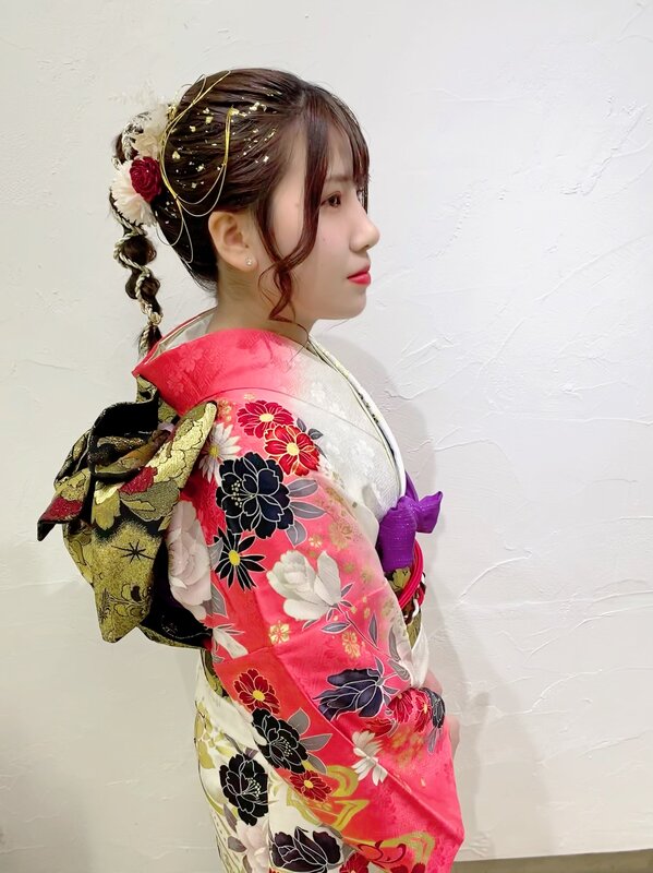 紐を使ったポニーテールアレンジ|Infini-Y’s　ウェルディ長泉店