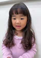 キッズロングパーマ|Raffine三宮