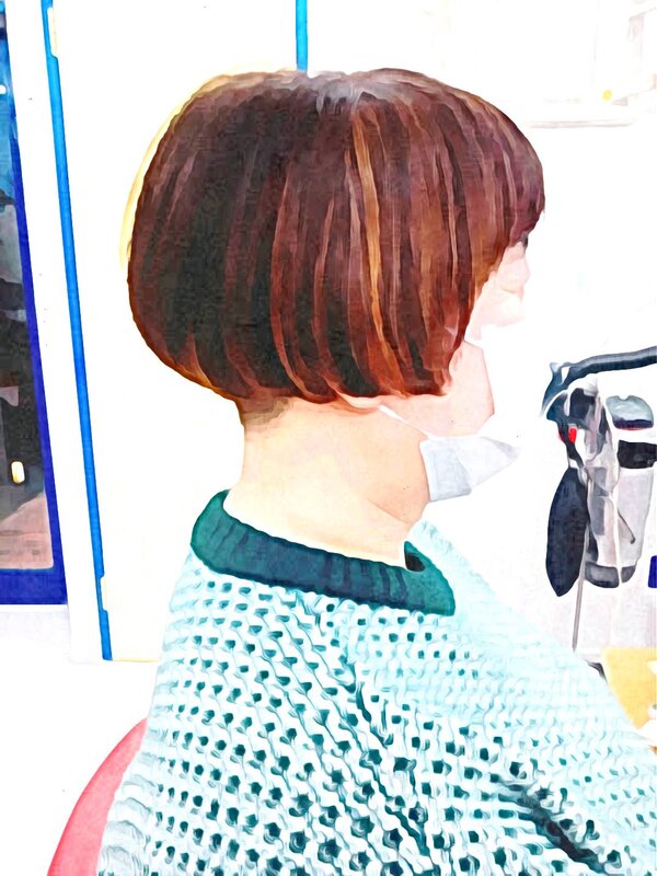 艶カラー・ミニボブ|HAIR BREEZE