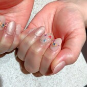 押し花の春ネイル♪|Lucia