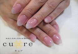 2色のカラーでオフィスネイル|ネイルサロン＆ショップ／ネイルスクール　Ｃｕｒｅ
