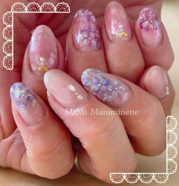 アジサイネイル|MiMi Mani Minette