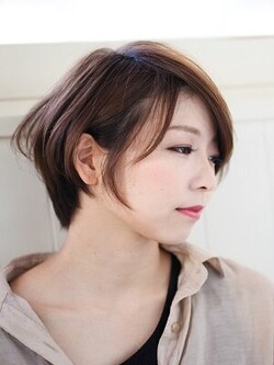 大人ショートボブ×ナチュラルボブ×ミニボブ 30代40代50代60代|Hair Make TOP SHAPE