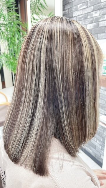 【白髪手術】　ハイライト/白髪ぼかしハイライト/ローライト	|Hair Make TOP SHAPE