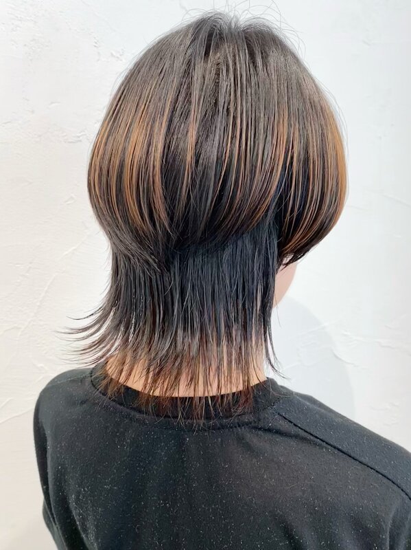 ボブウルフ×ソフトインナーカラー|Infini-Y’s　ウェルディ長泉店