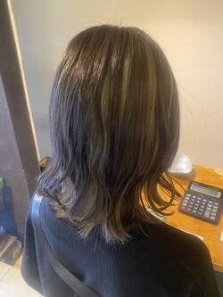 オリーブインナーと透明感カラー|Hair Salon DONNA 香芝旭ヶ丘店