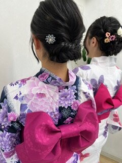 浴衣ヘアセット|HAIR SHOP Skeleton