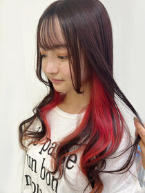 インナーカラーチェリーピンク|Raffine三宮