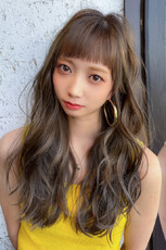 アッシュグレージュグラデーションカラー　ロング|Hair Make TOP SHAPE