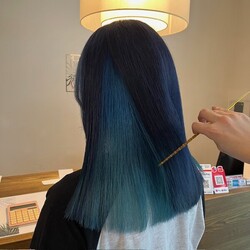 blue×light blue|Palms