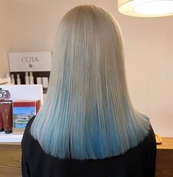 ホワイト×ターコイズブルー|Palms