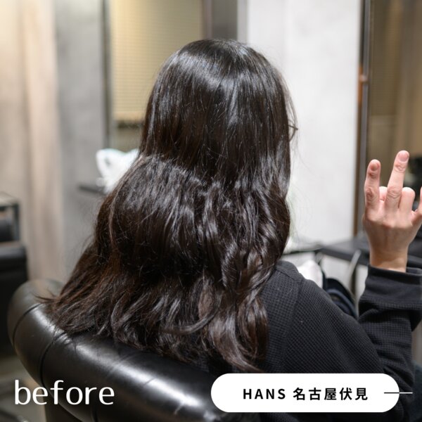 ”セットが超簡単”なメンズパーマスタイル（ミディアム）|美容室ＨＡＮＳ　名古屋　伏見