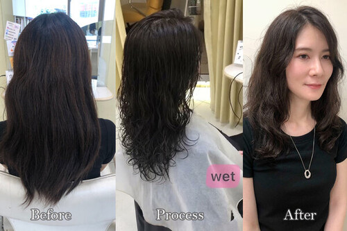 縮毛矯正からデジタルパーマにシフトチェンジ
