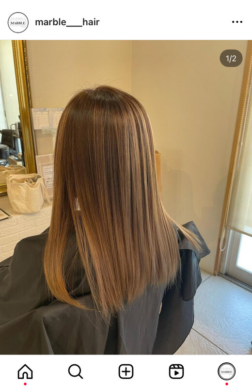 飯塚市縮毛矯正　飯塚市ストレート|MARBLE hair＆nail