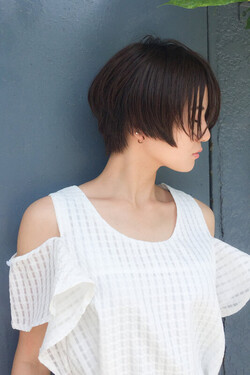 マニッシュ＆クール！センターパートのハンサムショート ✂️|Hair Make TOP SHAPE