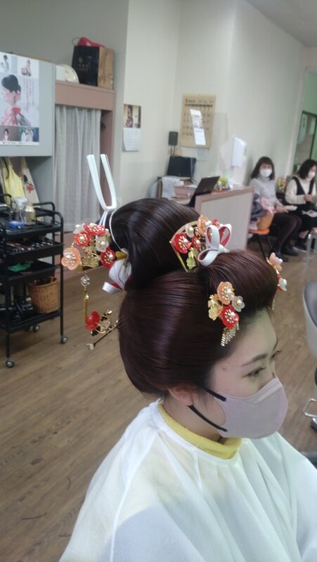 R6年　２月　きょうかさん　２０代　日本髪|サロンドヒロシ 東大沼店