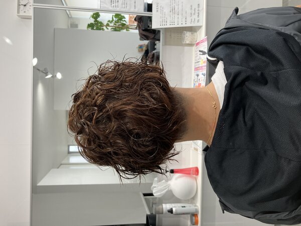 飯塚市波巻きパーマ|MARBLE hair＆nail
