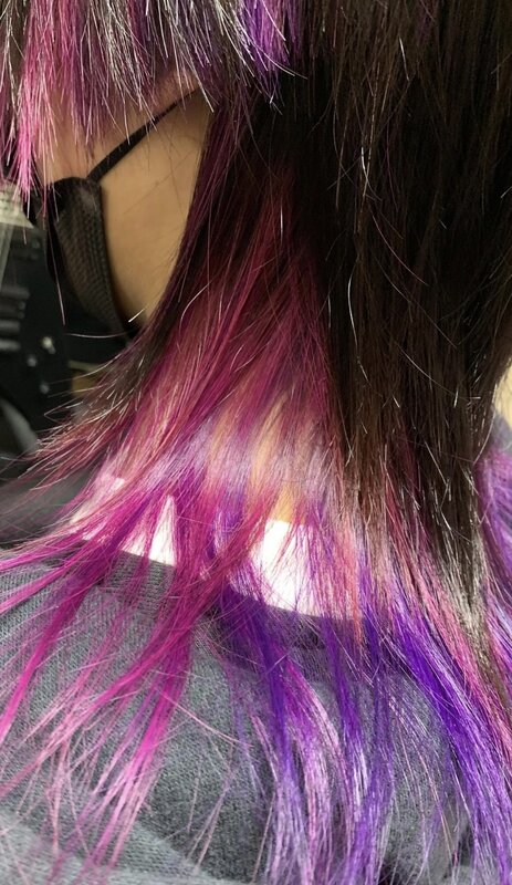 ウルフカット×インナーカラー|ペルソナ美容室