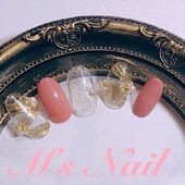ミラーライン×パール|M's Nail