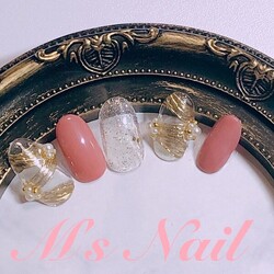 ミラーライン×パール|M's Nail