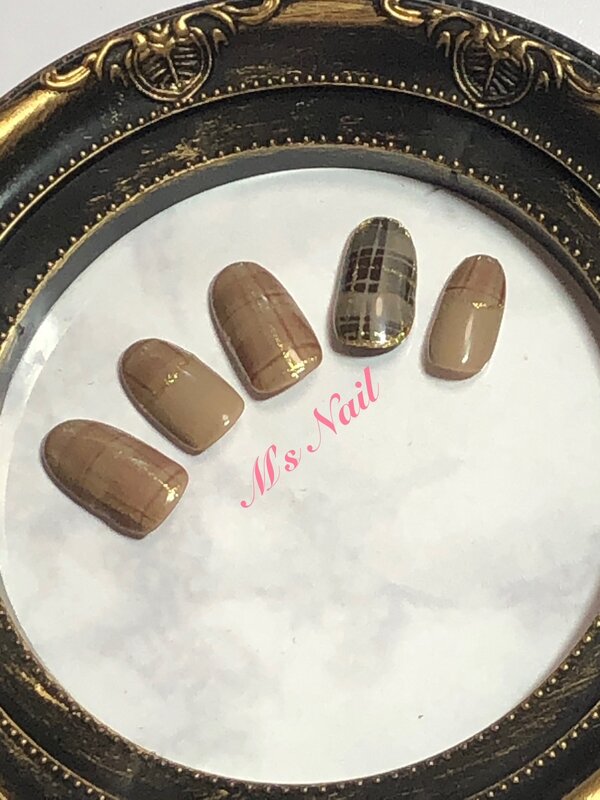 タータンチェックネイル|M's Nail