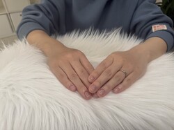 ハンド ワンカラー 「スキンカラーピンクでナチュラルに！」|Nail Salon Linda