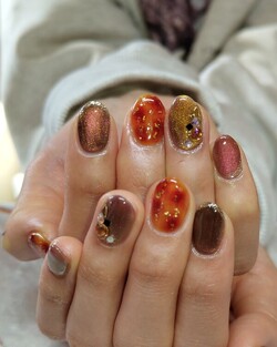 べっ甲ネイル|mg nail