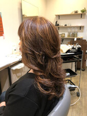 ドライカット＋カラーメッシュ|grow HAIRDESIGN