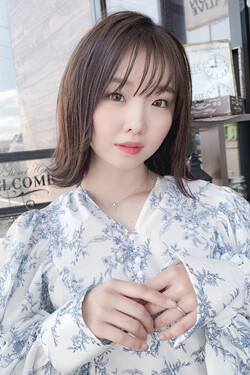 大人かわいいナチュラルボブ