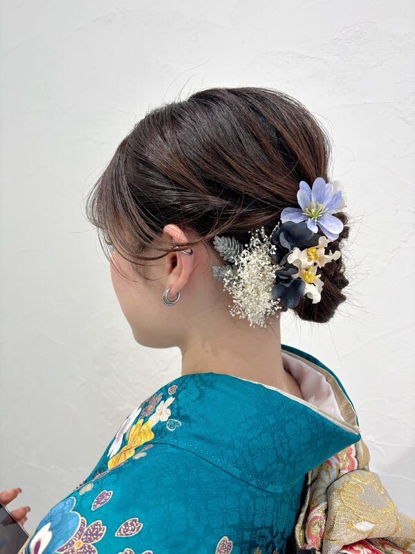 成人式ヘア×シンプルかわいい|Infini-Y’s　ウェルディ長泉店