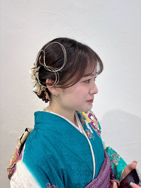 成人式ヘア×シンプルかわいい|Infini-Y’s　ウェルディ長泉店