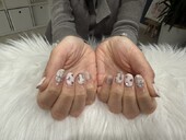 ハンド ライトコース (60分 アート、ストーン、シールつけ放題） 「少し先取り！ バレンタインで可愛いく！」|Nail Salon Linda