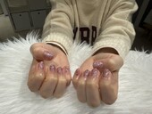 ハンド ラメ・ワンカラー 「ラメザクザク、ピンクカラー！！」|Nail Salon Linda