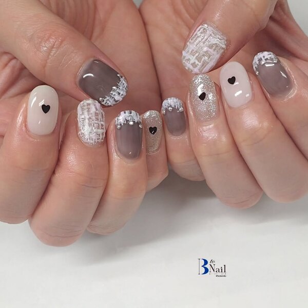 六車指名限定☆ニュアンスアートコース|B to Nail 梅田