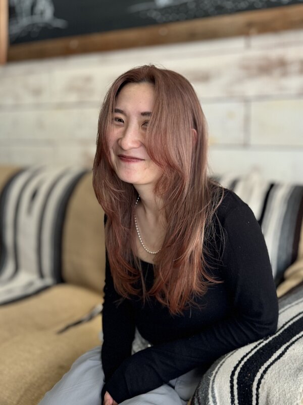 エンドカラー×くすみオレンジベージュ|ade omotesando