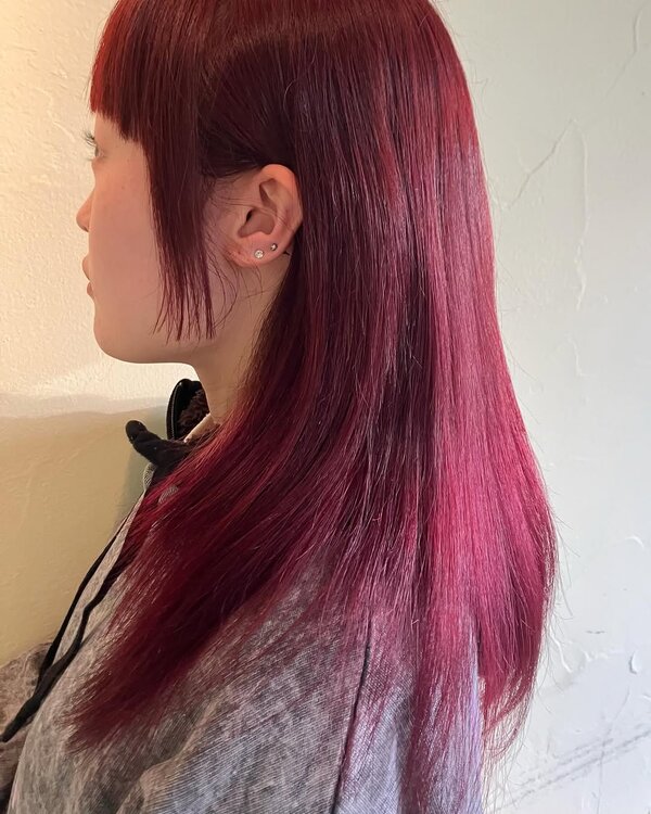 レッドカラーロング|LECORE