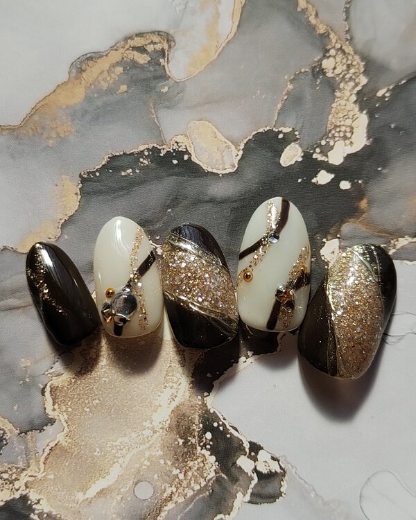 バレンタインチョコレートカラー|mg nail