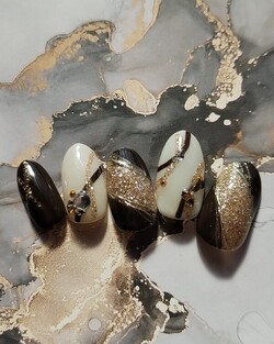 バレンタインチョコレートカラー|mg nail