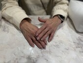 「ハンド 定額デザイン」蝶々のパーツとラメの組み合わせがばっちり！！|Nail Salon Linda