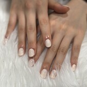 「ハンド ワンカラー」ミルキーベージュで素敵な仕上がりに！|Nail Salon Linda