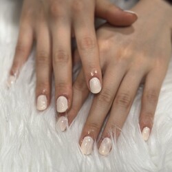 「ハンド ワンカラー」ミルキーベージュで素敵な仕上がりに！|Nail Salon Linda