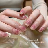 チークネイル×先端ミラー|je belle 三鷹店