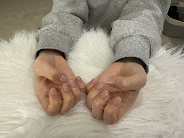 「ハンド ワンカラー」ナチュラルワンカラー！！|Nail Salon Linda