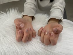 「ハンド 定額デザイン」 スキンカラーナチュラルパーツがポイント！|Nail Salon Linda