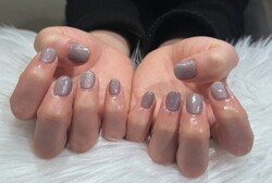 「ハンド マグネットワンカラー」 マグネットカラーでシックな仕上がりに！|Nail Salon Linda